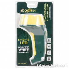 GoGreen Power 15 LED Rechargeable Flashlight, GG-113-15RC 553328900